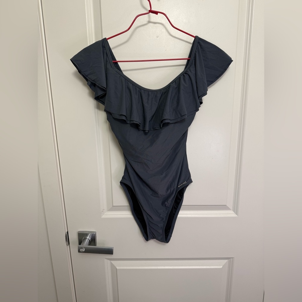 Michael Kors Charcoal Women's Swimsuit One piece in size 6